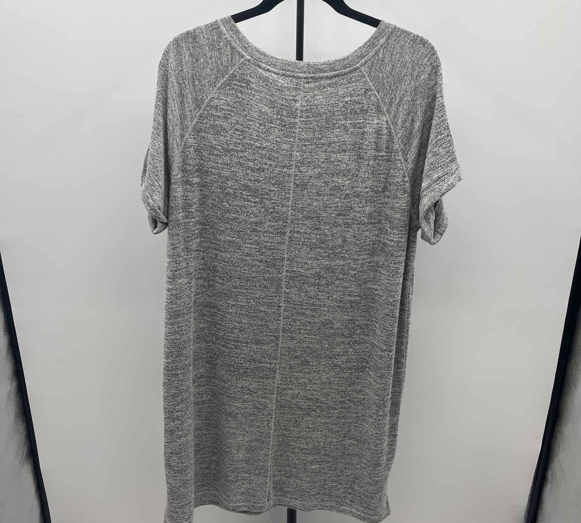 Chico's Women's Size 12 Charcoal Heathered Dress