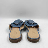 Loft Women's Shoe Size 9 Blue Solid Mules