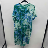 Chico's Women's Size 12 Green Floral Dress