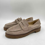 Anne Klein Women's Shoe Size 9 Taupe Solid Loafers