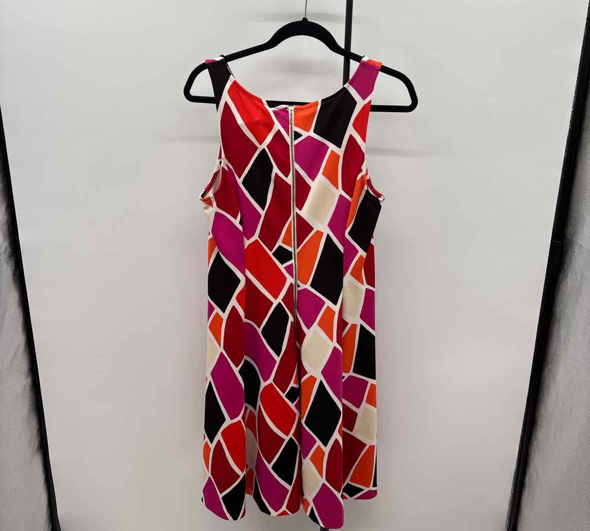 Worthington Women's Size 10 Multi-Color Squares Dress