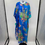 Johnny Was Women's Size S/M Blue Flag Coverup