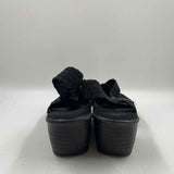 Bernie Mev Women's Shoe Size 9 Black Woven Sandals