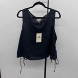 Rachel Zoe Women's Size XL Black Solid Sleeveless Shirt