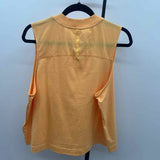 all in motion Women's Size XXL Yellow Solid Sleeveless Shirt