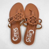 Sam Edelman Women's Shoe Size 9.5 Caramel Laser Cut Sandals