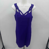 Diane Von Furstenberg Women's Size 0 Purple cutouts Dress