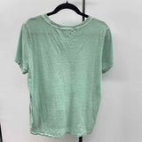 Toad & Co Women's Size L Green Words T-Shirt