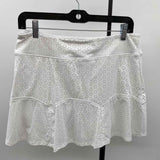 Aryeh Women's Size 6 White Laser Cut Skirt