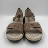 Jambu Women's Shoe Size 9.5 Brown Laser Cut Sandals