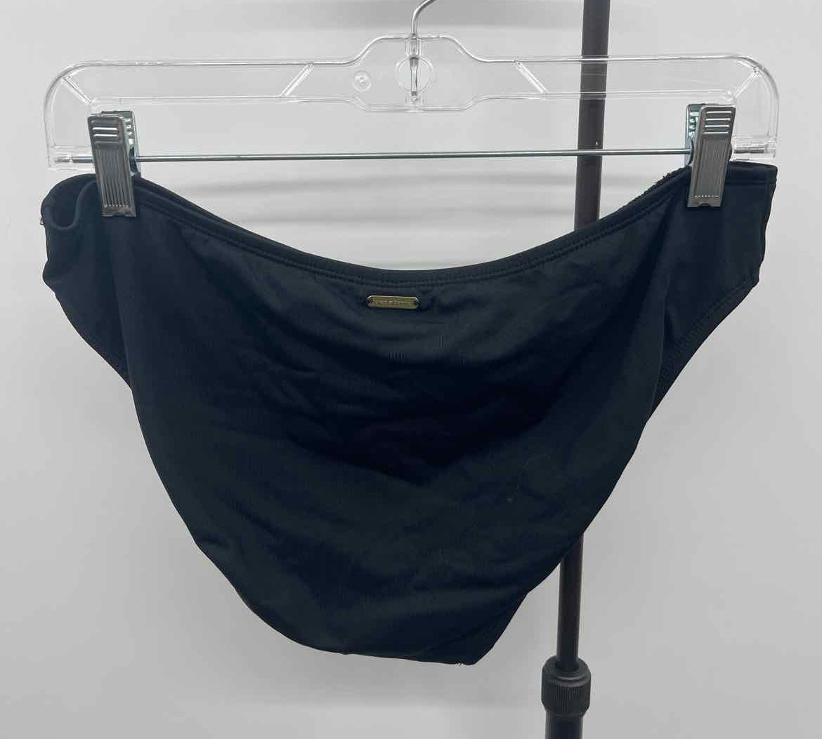 Liz Claiborne Women's Size 10 Black Solid Swimsuit - Separate