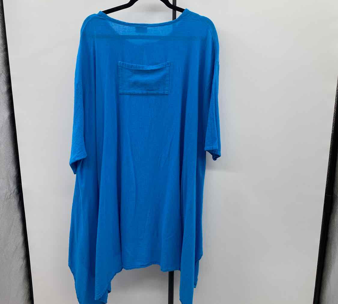 Oh My Gauze Women's Size One Size Blue Textured Coverup