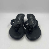 Italian Shoemakers Women's Shoe Size 6.5 Black Beaded Sandals