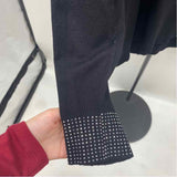Liv Women's Size L Black Rhinestones Cardigan