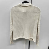 RD Style Women's Size S White Textured Sweater