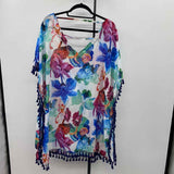 Mazu Swim Women's Size XL Multi-Color Floral Coverup