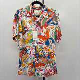 Envy Men's Size L Multi-Color Viscose Floral New with Tags Short Sleeve Shirt