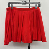 Daily Practice Women's Size 10 Red Solid Skirt
