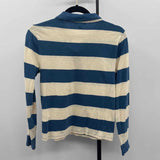 J Crew Women's Size S Blue Stripe Long Sleeve Shirt