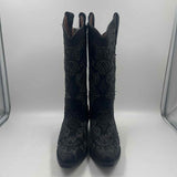 Circle G Women's Shoe Size 6 Charcoal Western Boots