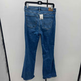 American Eagle Junior's Size 8 Blue Solid Jeans