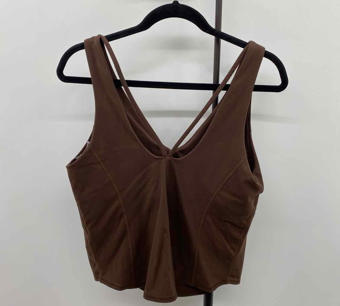 Sweaty Betty Women's Size XL Brown Solid Tank