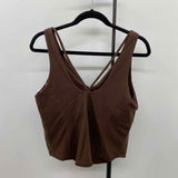Sweaty Betty Women's Size XL Brown Solid Tank