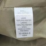 Denim 24/7 Women's Size 18 Olive Lace Jacket