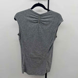Athleta Women's Size S Gray Heathered Short Sleeve Shirt