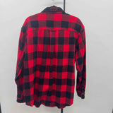 Gander Mountain Men's Size LT Red Checkered Long Sleeve Shirt