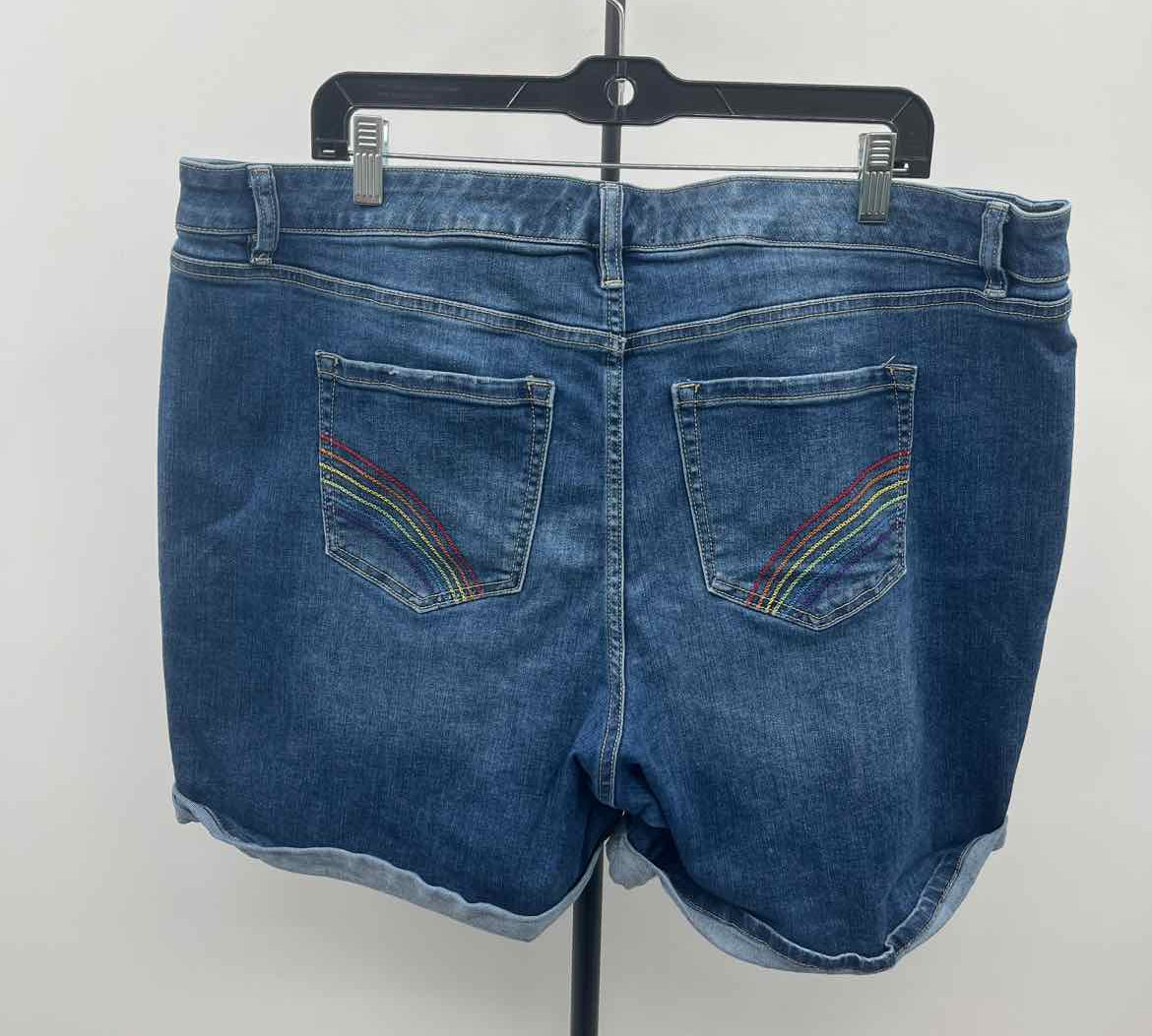 Lane Bryant Women's Size 16 Blue Solid Shorts