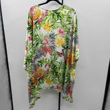 New Directions Women's Size XL Green Floral Cardigan
