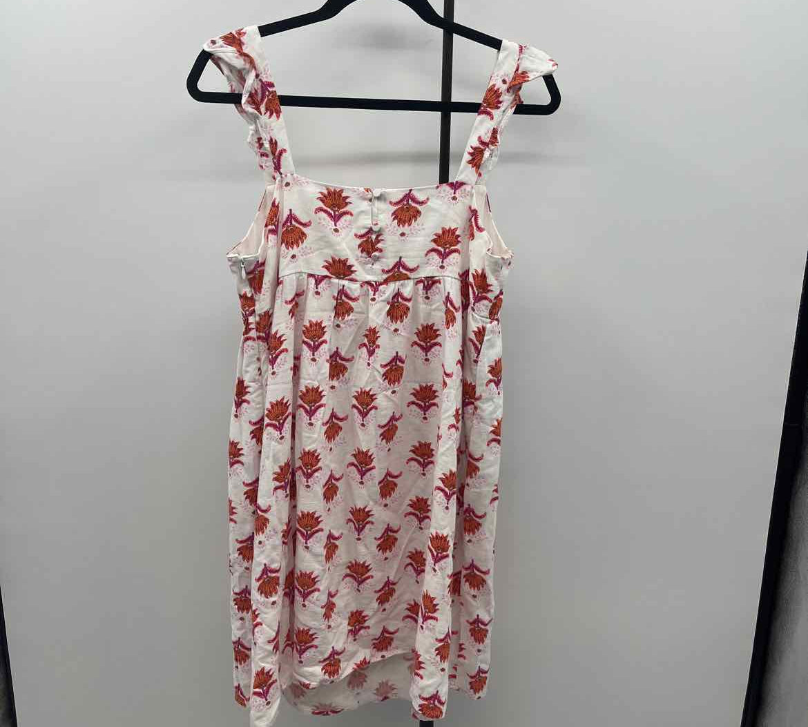 J Crew Women's Size 8 White Floral Dress
