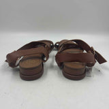 SO Women's Shoe Size 7 Caramel Woven Sandals