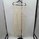 Adiva Women's XL Ivory Crochet Cardigan