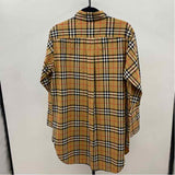 Burberry Women's Size 4 Khaki Plaid Dress