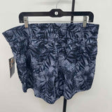 Avia Women's Size 16 Navy Leaf Shorts