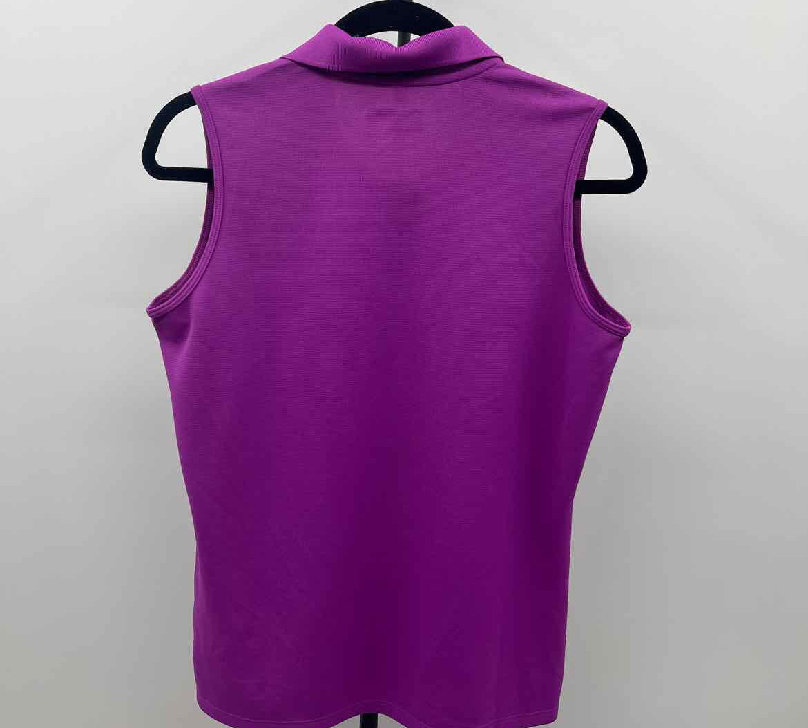 Columbia Women's Size M Purple Solid Sleeveless Shirt