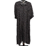 Natural life Women's Size 20 Black Floral Dress