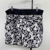 Lands End Women's Size 14 Black Floral Swimsuit - Separate