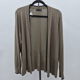 Verve Ami Women's Size L Green Solid Cardigan