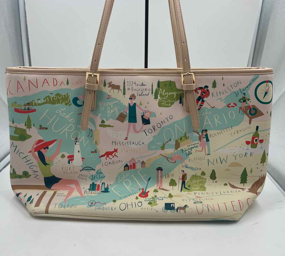 Spartina Women's Aqua Michigan Purse