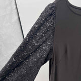 White House Black Market Women's Size 10 Black Solid Dress