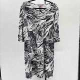 alexandra + oak Women's Size 18 Black Abstract Dress