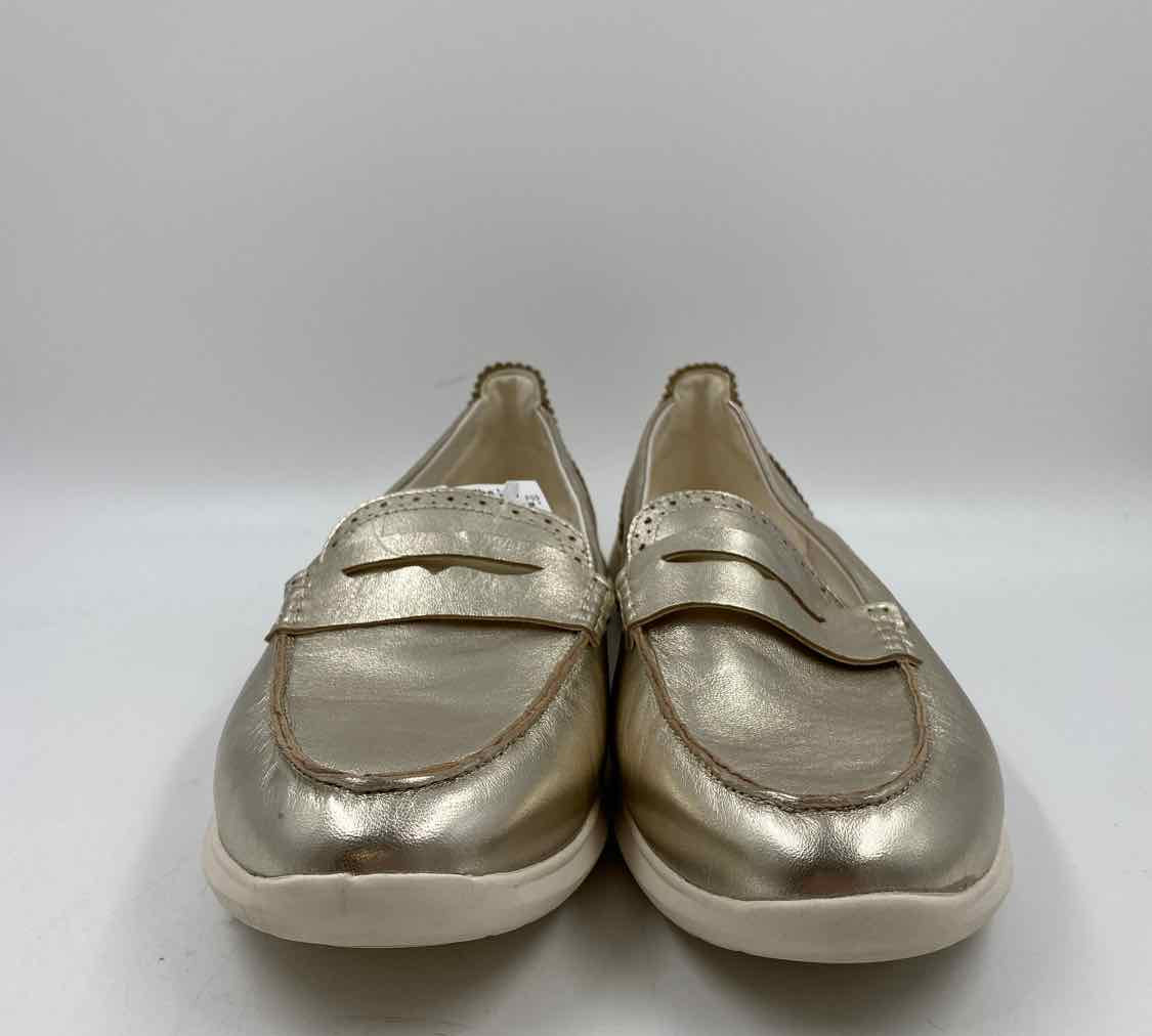 Cole Haan Women's Shoe Size 11 Gold Metallic Loafers