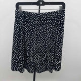 Susan Graver Women's Size 14 Black dotted Skirt