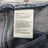 Lands End Men's Size 35 Blue Solid Jeans