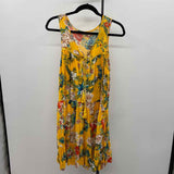 Chances R Women's Size 14 Yellow Floral Dress
