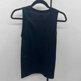 Athleta Women's Size S Black Stripe Sleeveless Shirt
