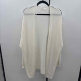 Confess Women's Size XL White Knit Cardigan